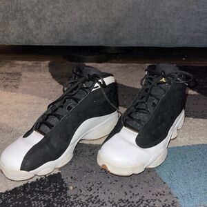 Jordan Black and Gray Sneakers